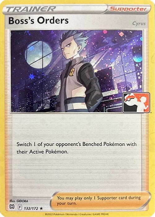 Boss's Orders [Cyrus] - 132/172 (Cosmos Holo) [Prize Pack Series Cards]