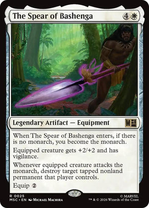 The Spear of Bashenga (25) [Marvel Super Heroes Commander]