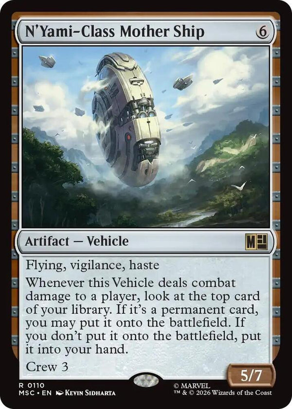 N'Yami-Class Mother Ship (110) [Marvel Super Heroes Commander]