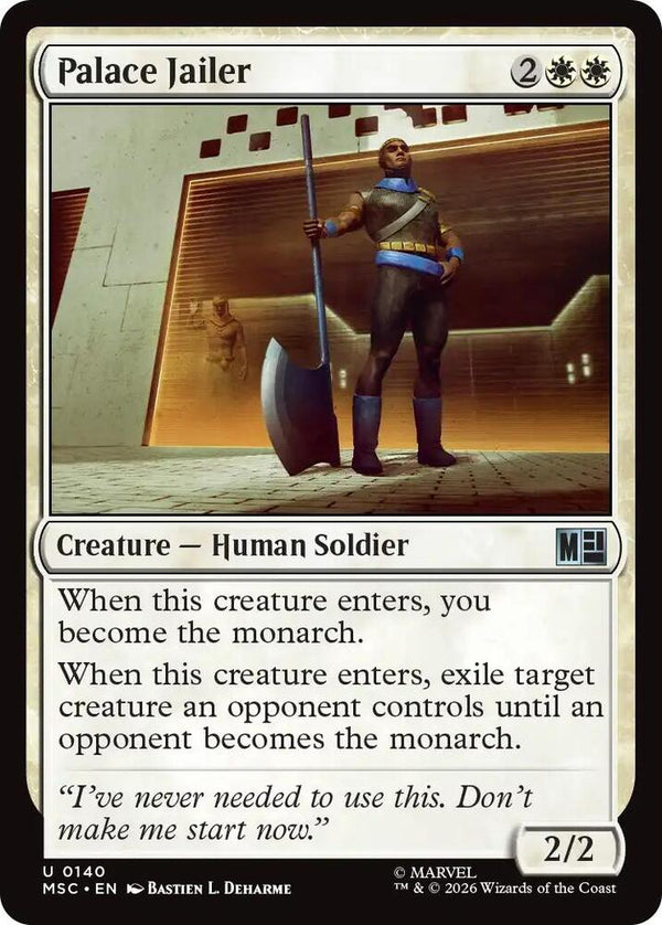 Palace Jailer (Surge Foil) (140) [Marvel Super Heroes Commander]