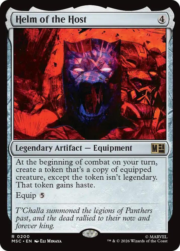 Helm of the Host (Surge Foil) (200) [Marvel Super Heroes Commander]