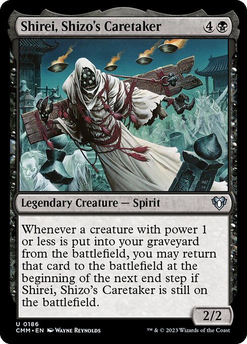 Shirei, Shizo's Caretaker (186) [Commander Masters]