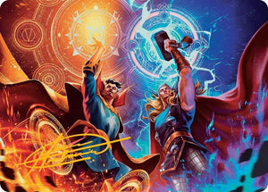 We Say Thee Nay! Art Card (Gold-Stamped Signature) (7) [Marvel Super Heroes Art Series]
