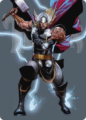 Thor, God of Thunder Art Card (26) [Marvel Super Heroes Art Series]