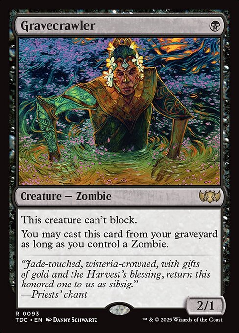 Gravecrawler (93) [Tarkir: Dragonstorm Commander]
