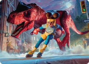 Moon Girl and Devil Dinosaur Art Card (14) [Marvel Super Heroes Art Series]