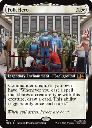 Folk Hero (Extended Art) (305) [Marvel Super Heroes Commander]