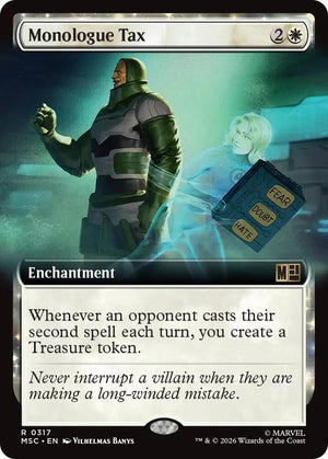 Monologue Tax (Extended Art) (317) [Marvel Super Heroes Commander]