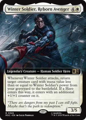Winter Soldier, Reborn Avenger (Extended Art) (326) [Marvel Super Heroes Commander]