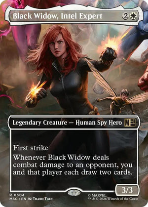 Black Widow, Intel Expert (Borderless) (504) [Marvel Super Heroes Commander]