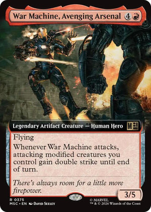 War Machine, Avenging Arsenal (Extended Art) (375) [Marvel Super Heroes Commander]
