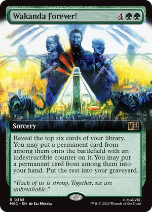 Wakanda Forever! (Extended Art) (388) [Marvel Super Heroes Commander]