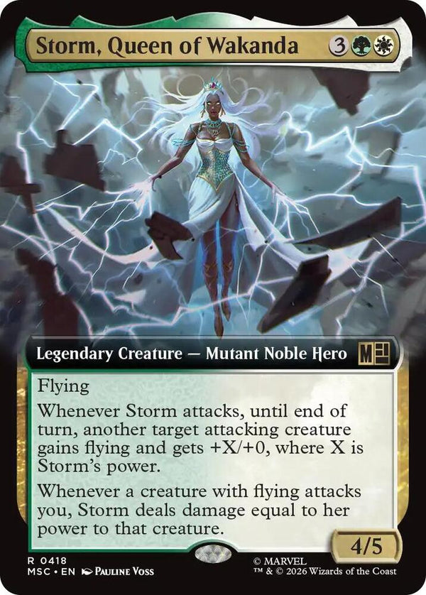 Storm, Queen of Wakanda (Extended Art) (418) [Marvel Super Heroes Commander]