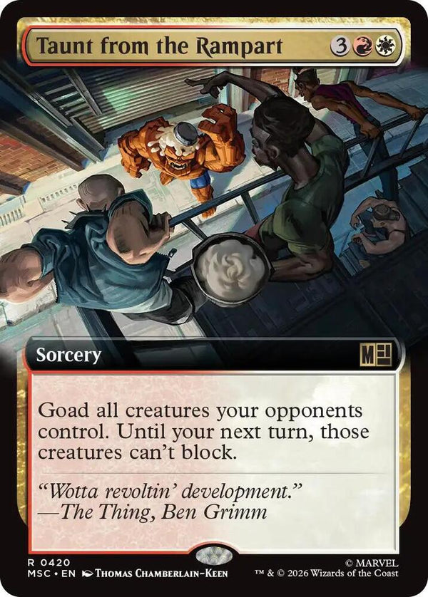 Taunt from the Rampart (Extended Art) (420) [Marvel Super Heroes Commander]