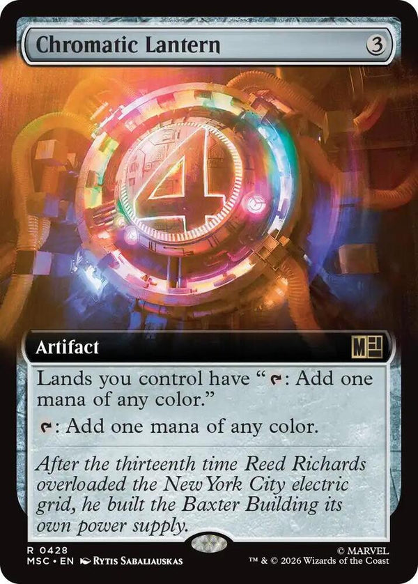 Chromatic Lantern (Extended Art) (428) [Marvel Super Heroes Commander]