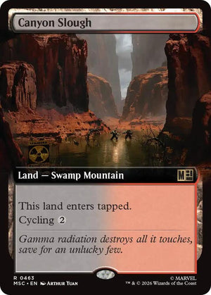 Canyon Slough (Extended Art) (463) [Marvel Super Heroes Commander]
