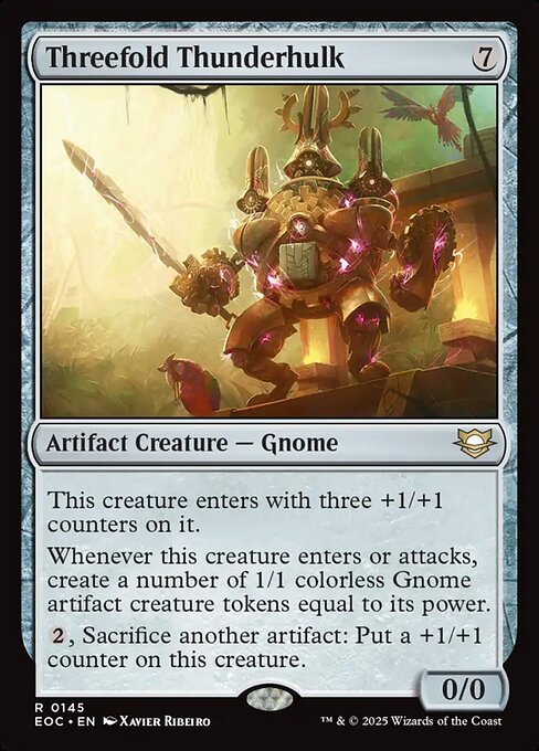 Threefold Thunderhulk (145) [Edge of Eternities Commander]