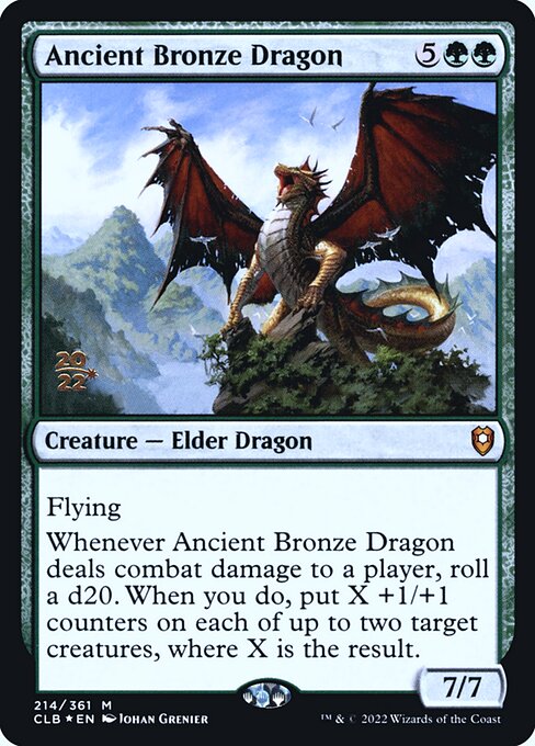 Ancient Bronze Dragon (214s) [Battle for Baldur's Gate Promos]