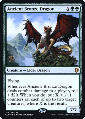 Ancient Bronze Dragon (214s) [Battle for Baldur's Gate Promos]