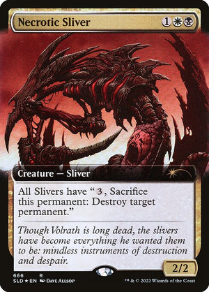 Necrotic Sliver (666) [Secret Lair Drop] [Extended Art]