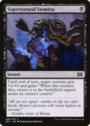 Supernatural Stamina (93) [Double Masters 2022]
