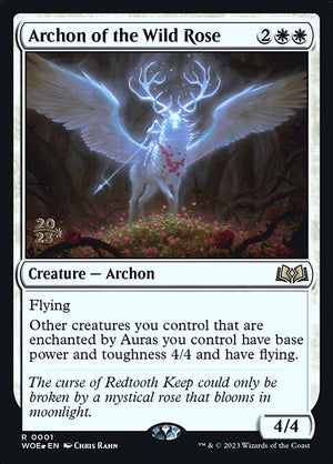 Archon of the Wild Rose (1s) [Wilds of Eldraine Promos]
