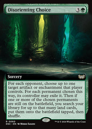 Disorienting Choice (60) [Duskmourn: House of Horror Commander]