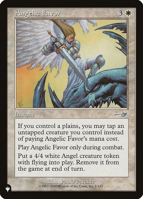 Angelic Favor (NEM-1) [The List]