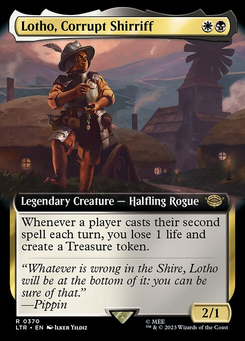Lotho, Corrupt Shirriff (370) [The Lord of the Rings: Tales of Middle-earth] [Extended Art]