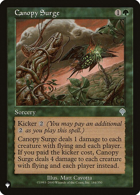 Canopy Surge (INV-184) [The List]