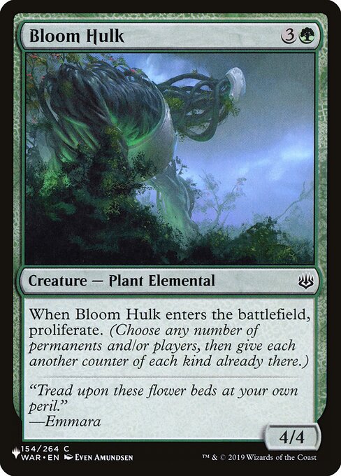 Bloom Hulk (WAR-154) [The List]