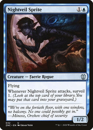 Nightveil Sprite (32) [Zendikar Rising Commander]