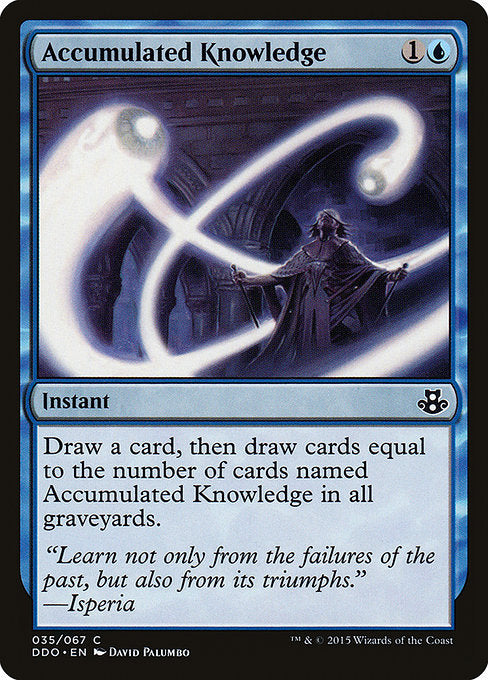 Accumulated Knowledge (35) [Duel Decks: Elspeth vs. Kiora]