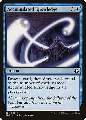 Accumulated Knowledge (35) [Duel Decks: Elspeth vs. Kiora]