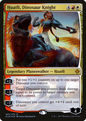 Huatli, Dinosaur Knight (285) [Ixalan]