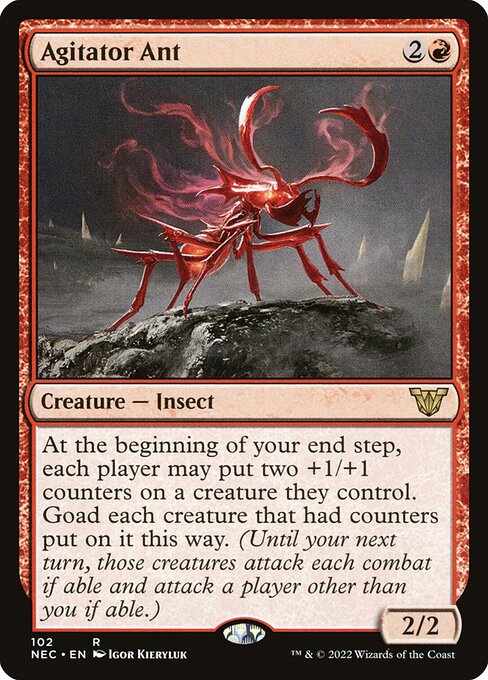 Agitator Ant (102) [Neon Dynasty Commander]