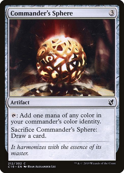 Commander's Sphere (212) [Commander 2019]