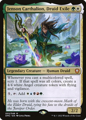 Jenson Carthalion, Druid Exile (3) [Dominaria United Commander]
