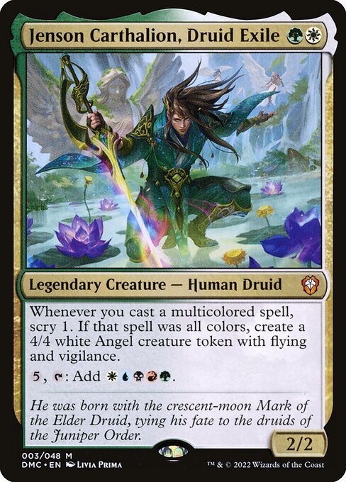 Jenson Carthalion, Druid Exile (3) [Dominaria United Commander]