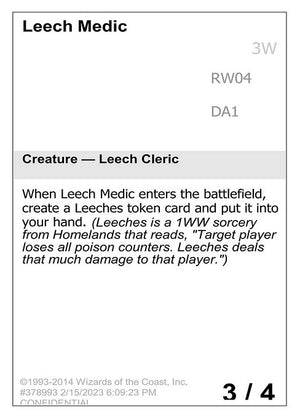 Leech Medic (RW04) [Unknown Event]