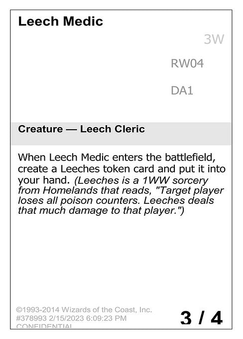 Leech Medic (RW04) [Unknown Event]
