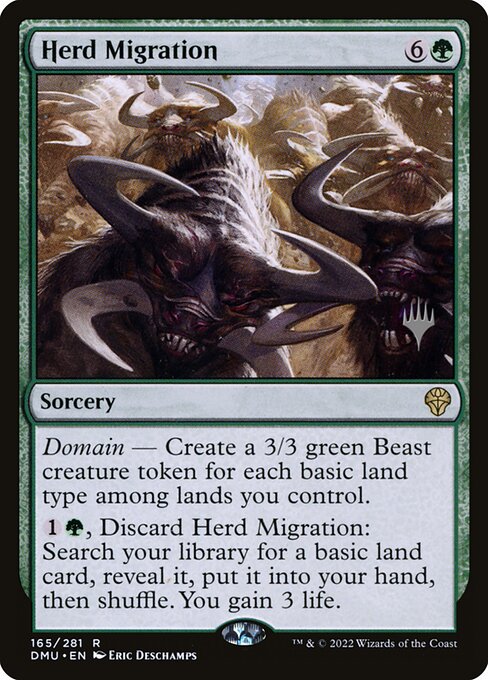 Herd Migration (165p) [Dominaria United Promos]