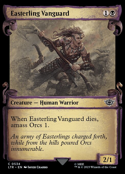 Easterling Vanguard (534) [The Lord of the Rings: Tales of Middle-earth] [Showcase]