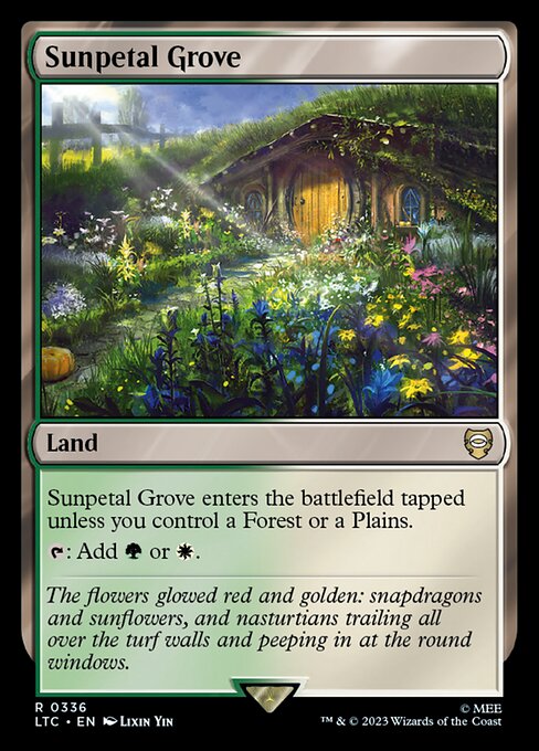 Sunpetal Grove (336) [Tales of Middle-earth Commander]