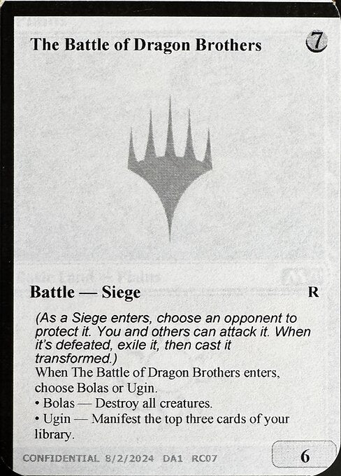 The Battle Of Dragon Brothers // Fate Reforged (RC07b) [Unknown Event]