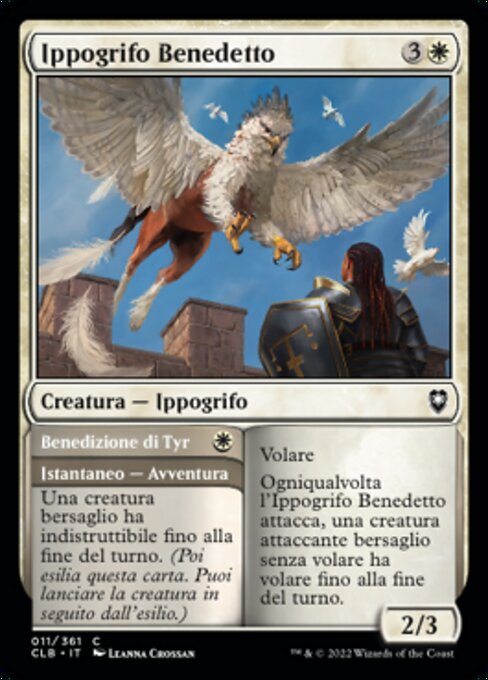 Blessed Hippogriff // Tyr's Blessing (11) [Commander Legends: Battle for Baldur's Gate]