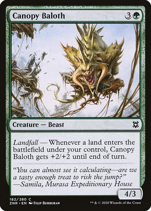 Canopy Baloth (182) [Zendikar Rising]