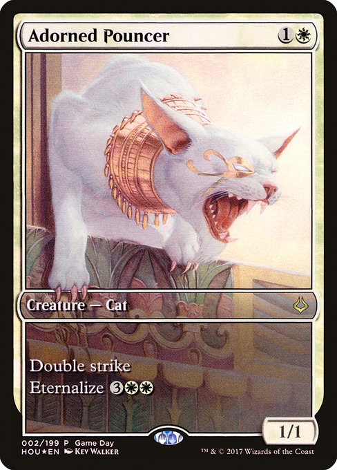 Adorned Pouncer (2) [Hour of Devastation Promos]