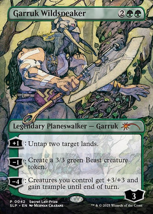 Garruk Wildspeaker (42) [Secret Lair Showdown]