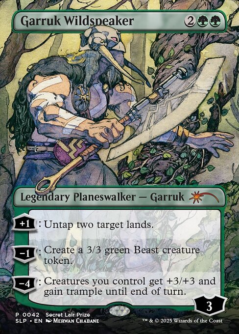 Garruk Wildspeaker (42) [Secret Lair Showdown]